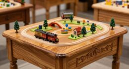 top wooden train tables