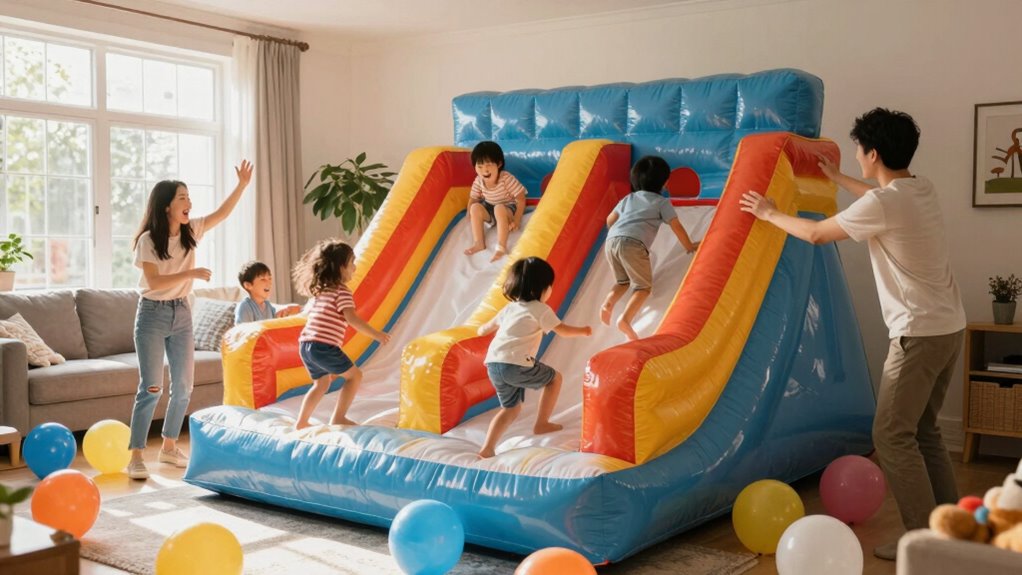 using large toys fosters family bonding