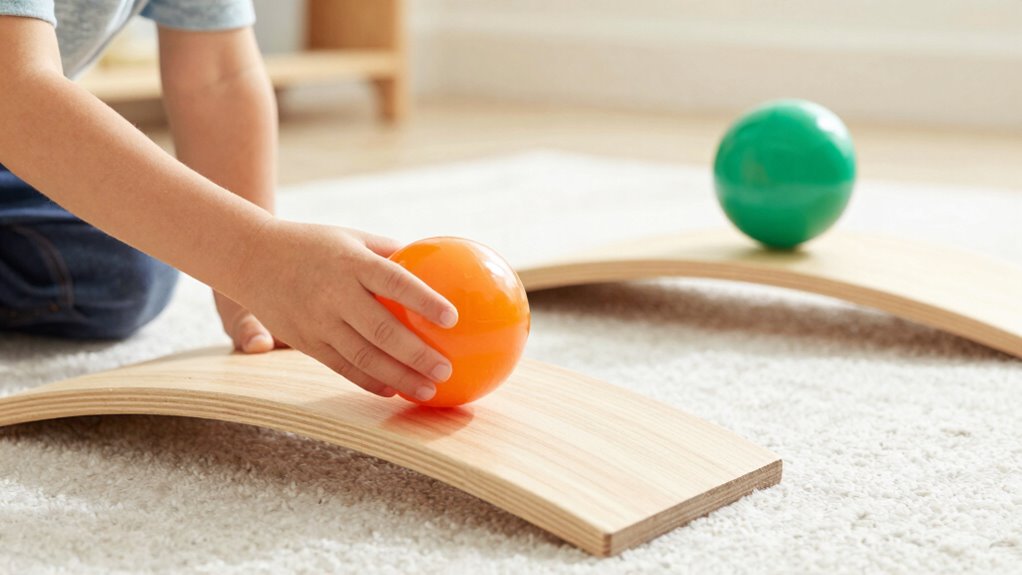 using ramps and balls