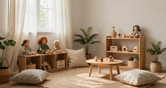 warm calm waldorf playroom