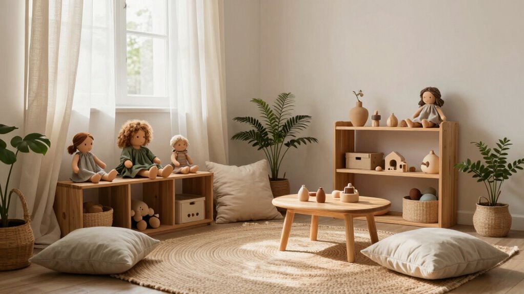 warm calm waldorf playroom