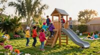 year round outdoor play routine