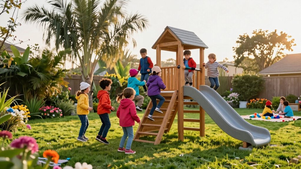 year round outdoor play routine