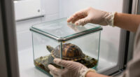 Waking up a tortoise after 5 month of hibernation in fridge