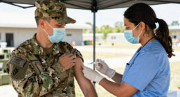 Military requiring flu vaccines for recruits as Air Force base deals with outbreak