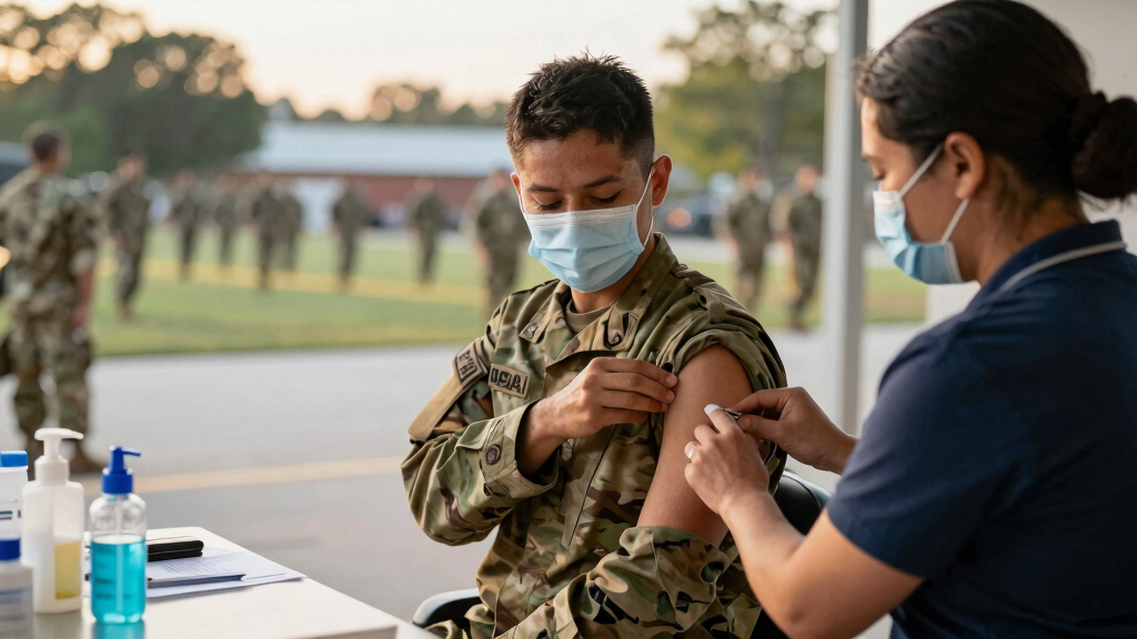 Pentagon restores mandatory flu shots for all recruits as boot camp outbreak sickens nearly 300