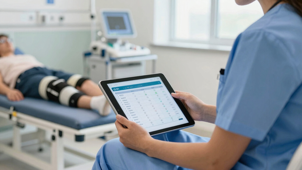 Recovery-percentile tracker for orthopedic surgery patients