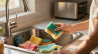 You be the judge: should my partner get rid of her old dishcloths and sponges?