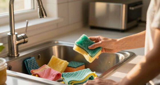 You be the judge: should my partner get rid of her old dishcloths and sponges?